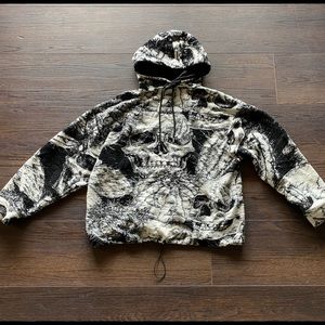 Jaded London skull hoodie